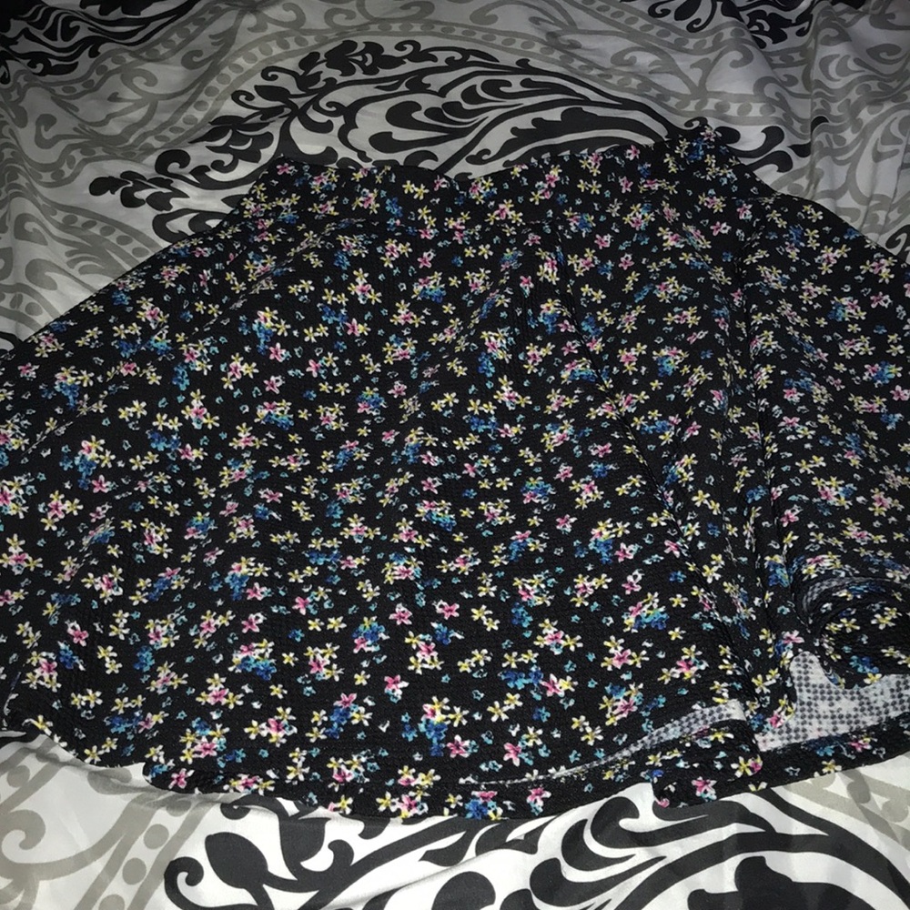 floral skirt
